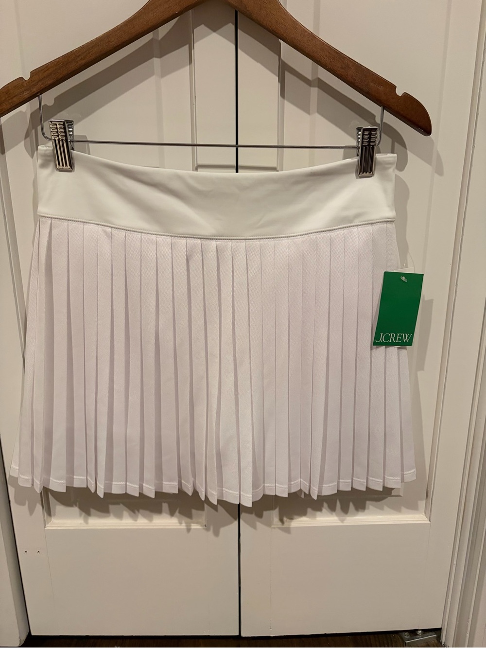 J. Crew White Pleated Tennis or Golf Skirt